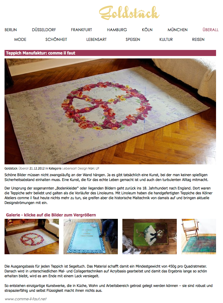 Goldstück & Schöner Wohnen Online